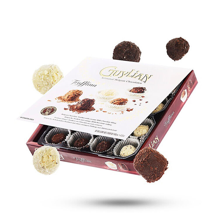 比利时进口 吉利莲(guylian) 雪球巧克力礼盒16粒 180g
