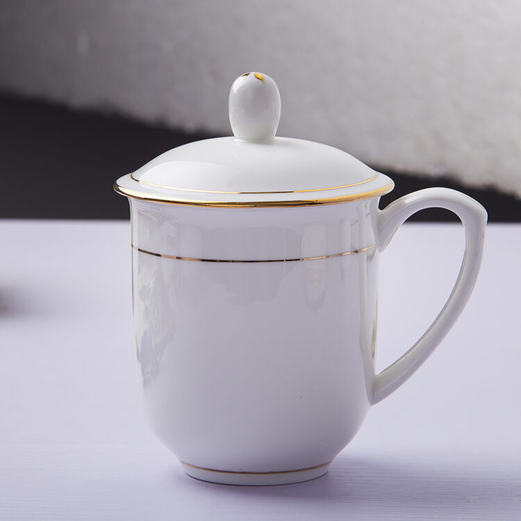 水杯茶杯骨瓷办公杯耐热加厚家用不锈钢简约透明水晶牛奶双层男女创意