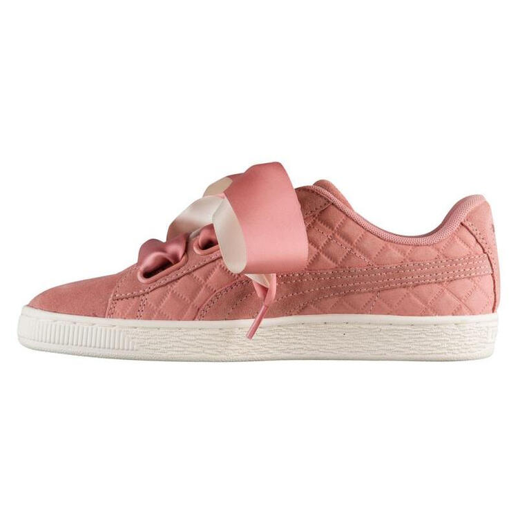 puma suede heart quilted - 女子欧美潮流板鞋 cameo brown