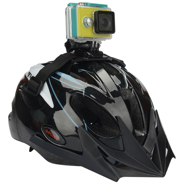 劲码gopro hero 6 5 4运动相机自行车头盔绑带 小蚁4k 4k  lite相机