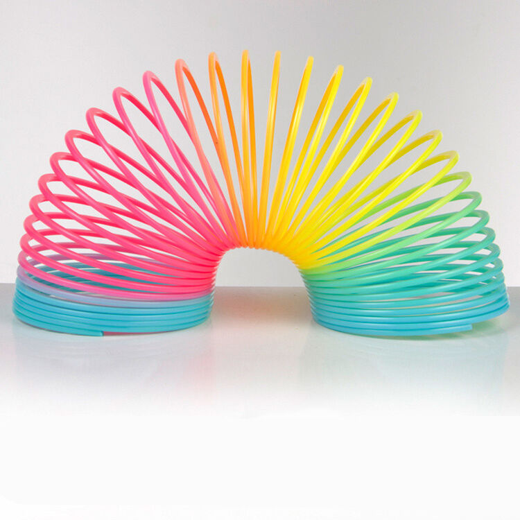 弹力拉环魔力彩虹圈儿童成人超大号怀旧玩具七彩叠叠乐 彩虹圈台