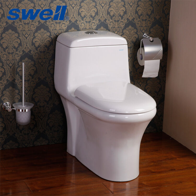 四维卫浴(swell)洁具马桶 缓冲盖板坐便器 防臭虹吸式节水连体座便器