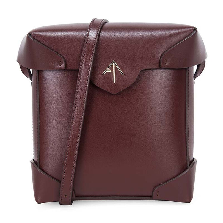 土耳其manu atelier/马努女包迷你pristine箭头包方包单肩斜挎包 红