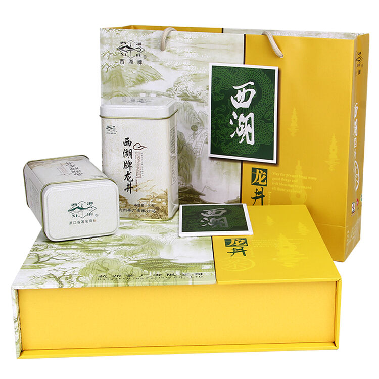 2018新茶上市 西湖牌茶叶 雨前一级西湖龙井茶叶礼盒100g 春茶绿茶