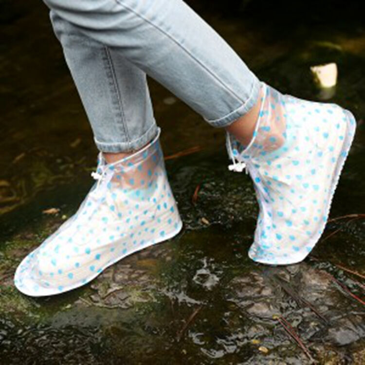 佐义咖 户外旅行防湿雨鞋套男女学生骑行防水防滑加厚耐磨儿童旅行