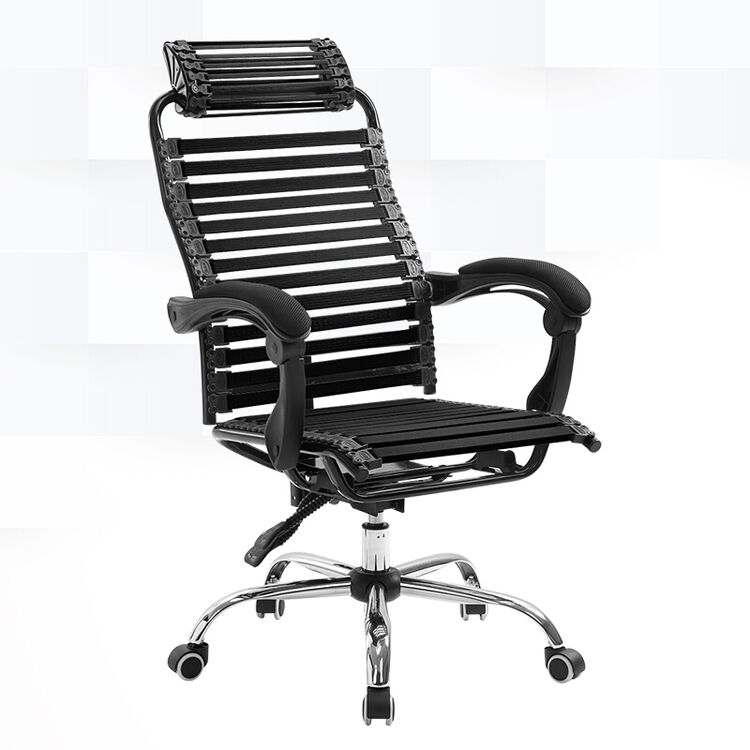 透气弹力橡皮筋椅子 升降可躺带隔脚办公转椅电脑椅家用健康椅子 可躺