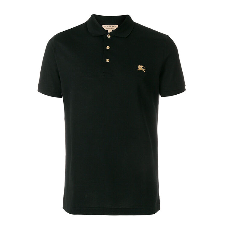 burberry 博柏利/巴宝莉 2018春夏男士新款格纹开襟棉质t恤短袖polo衫