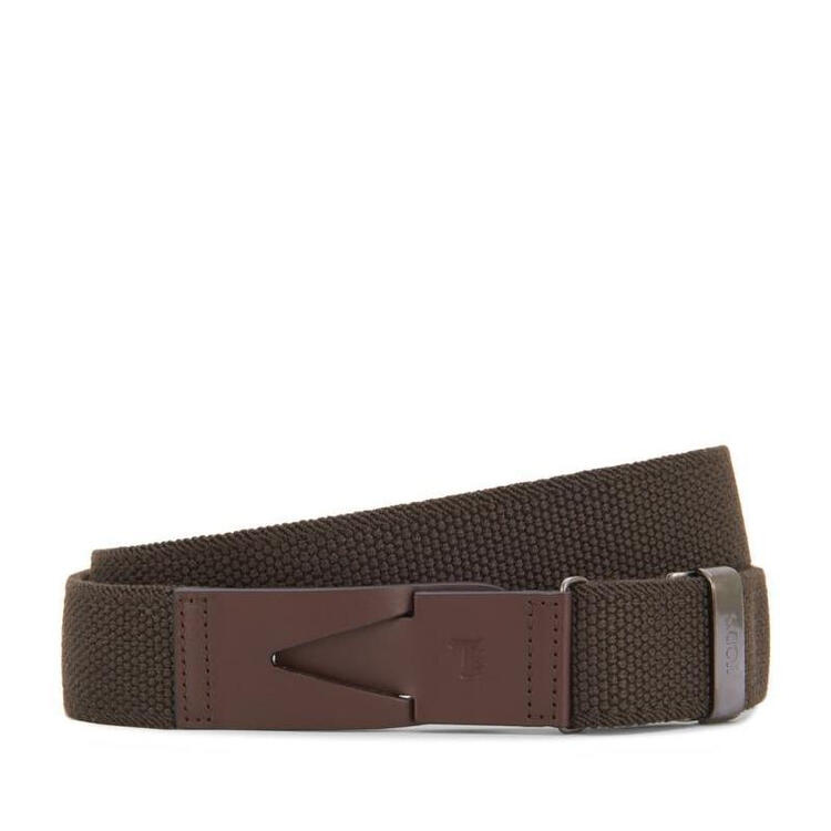 tods/托德斯 男士 帆布拼牛皮腰带 100