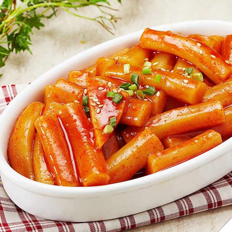 韩式炒年糕条辣酱套餐 韩国风味小吃辣炒年糕 带酱包 2人份