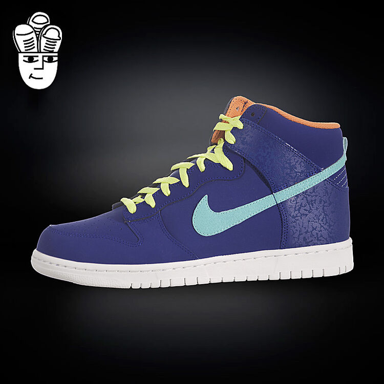 nike dunk high 耐克男鞋 3m反光潮鞋 高帮休闲板鞋317982-417 317982