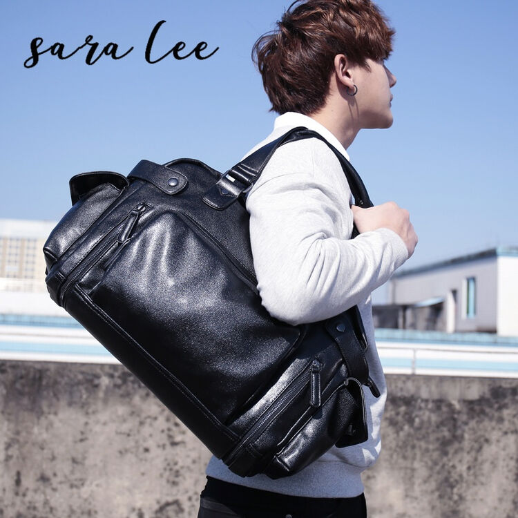 sara lee品牌 旅行包 潮流男生大包包2018新款斜挎包单肩包手提旅行包