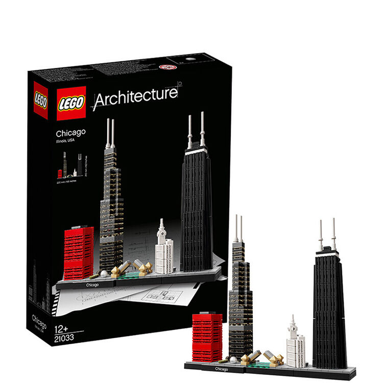 乐高积木(lego) 建筑街景系列 21033 芝加哥