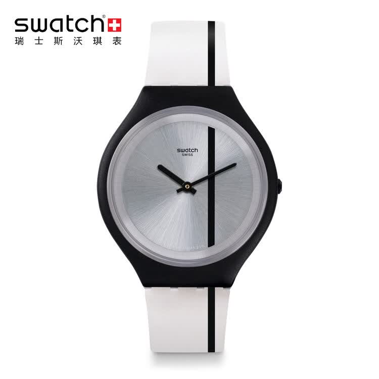 斯沃琪(swatch)瑞士手表 skin超薄系列穿行 潮流石英男女表svub102