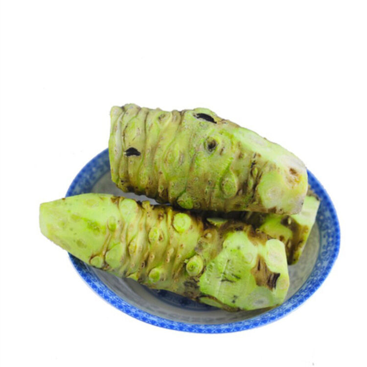 辣根芥末新鲜100g 2-4根鲜山葵 云南新鲜蔬菜山葵 鲜芥末寿司芥末 一