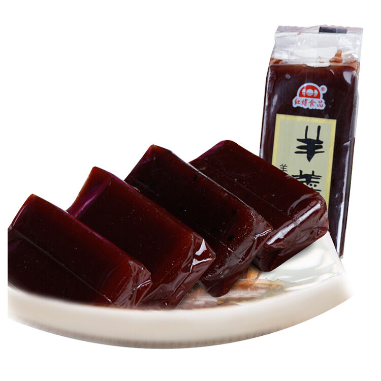 红螺 老北京特产 羊羹羊肝羹传统休闲零食 老北京十三绝 羊肝味500g*2