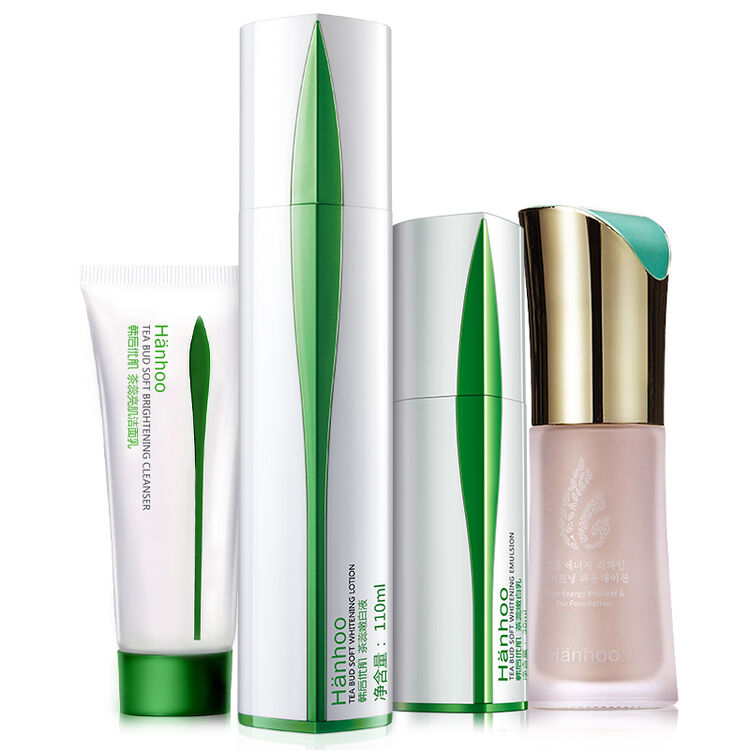 韩后(hanhoo) 韩后化妆品套装茶蕊嫩白新肌套装嫩白液面部护肤补水