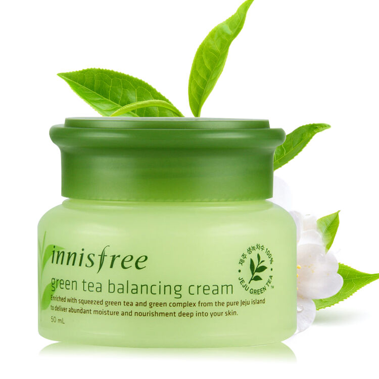 韩国innisfree悦诗风吟绿茶精萃保湿面霜眼霜洗面奶水乳系列秋冬男