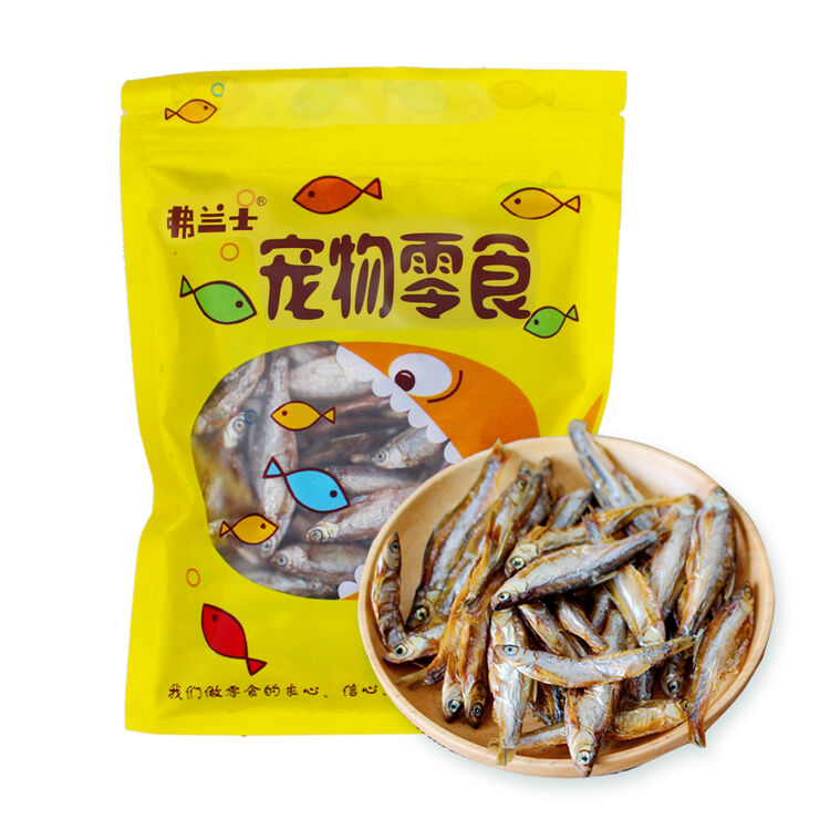 鱼干虾干小鱼饼干 成猫幼猫全阶段通用型宠物零食 猫咪小鱼干100g