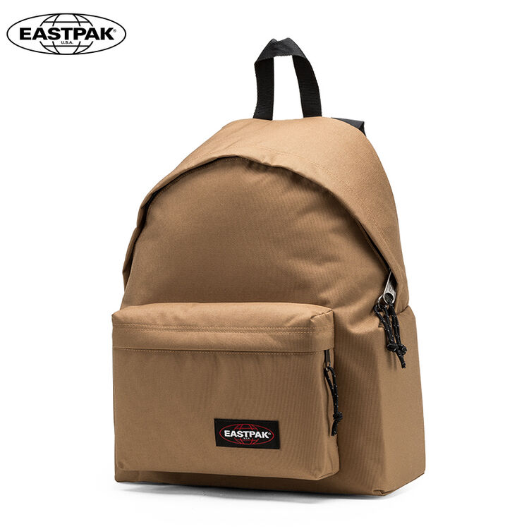 eastpak依斯柏新款 防泼水 韩版时尚双肩包男 休闲背包书包女 深米色
