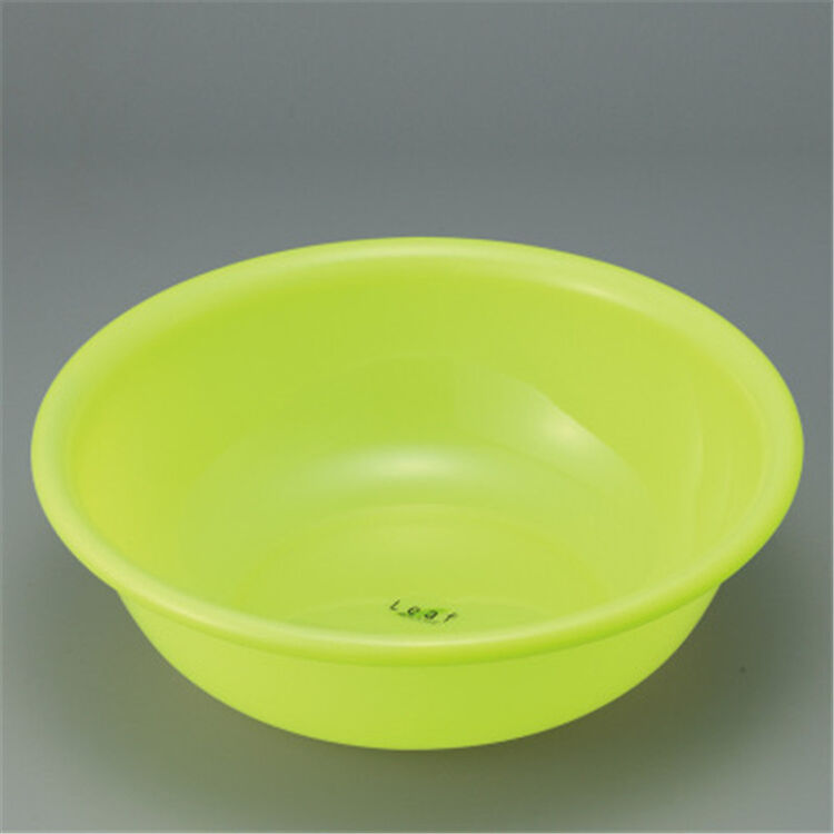 日本进口 塑料洗脸盆 卫浴清洁盆 菜盆水盆果盆 绿色