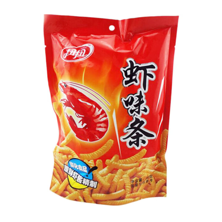 扭扭 虾味条90g 办公室休闲零食 油炸膨化食品