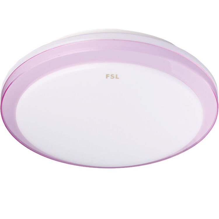 佛山照明(fsl)led吸顶灯卧室灯书房灯圆形白光18w清月紫