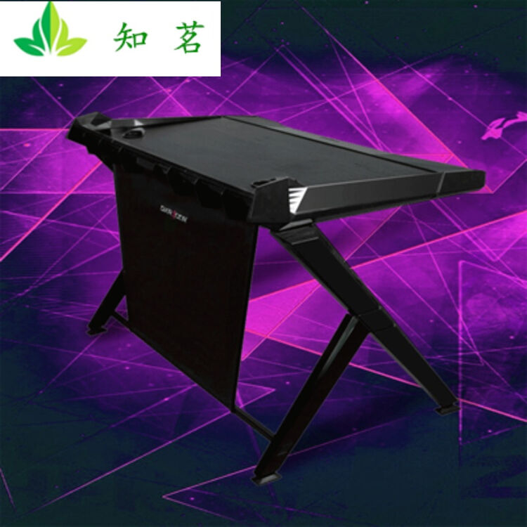 2017款人体工学游戏桌1000型电脑桌电竞桌子 黑色