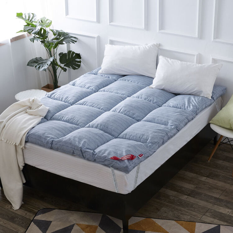 雅鹿·自由自在 床垫家纺 榻榻米加厚折叠防滑双人床褥子垫被 可折叠