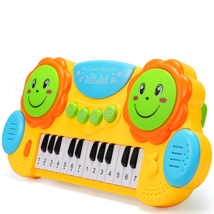 儿童早教益智玩具电子琴多功能宝宝手拍鼓音乐玩具 拍拍鼓电子琴教