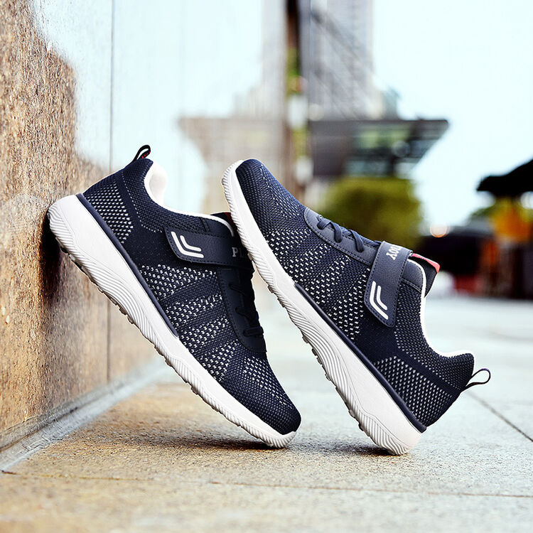 花花公子男鞋夏季新款休闲鞋男板鞋男士鞋子男轻便防滑运动鞋 深蓝色