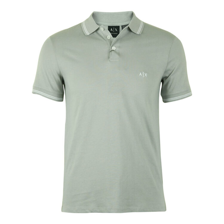 全球购 armani exchange/阿玛尼奢侈品男装 时尚新款半截袖 短袖polo