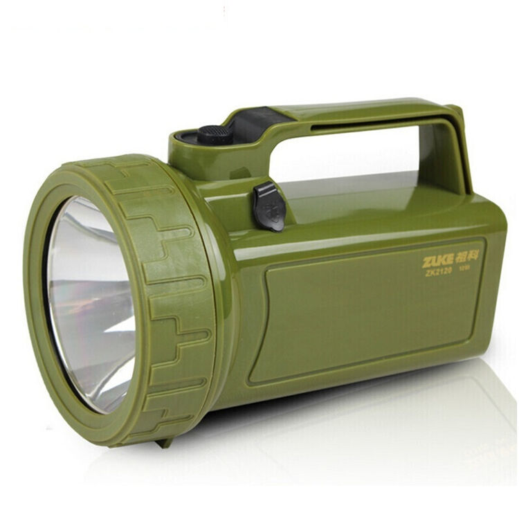 户外led手电筒手提灯强光探照灯充电家用