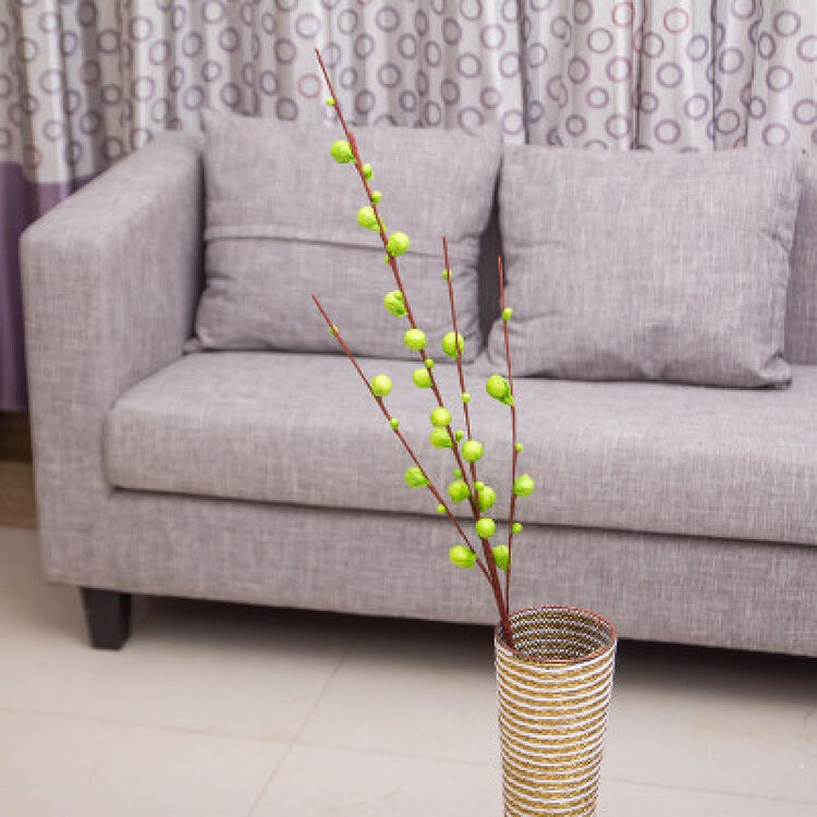 仿真花大银柳客厅落地假花仿真干枝插花干花银柳居家新房装饰 单支