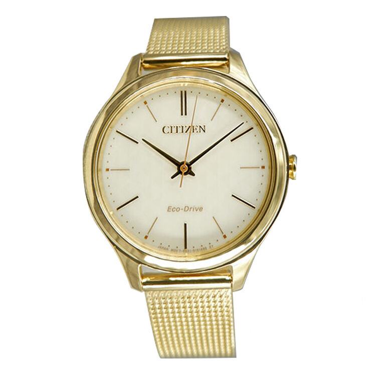 2017新款 hebe代言西铁城玫瑰金光动能女表em0503-83x em0502-86p