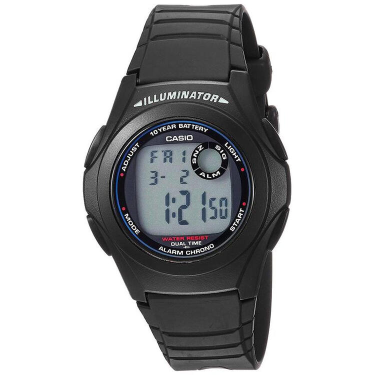 全球购卡西欧(casio)男士 classic quartz 手表f200w1acf