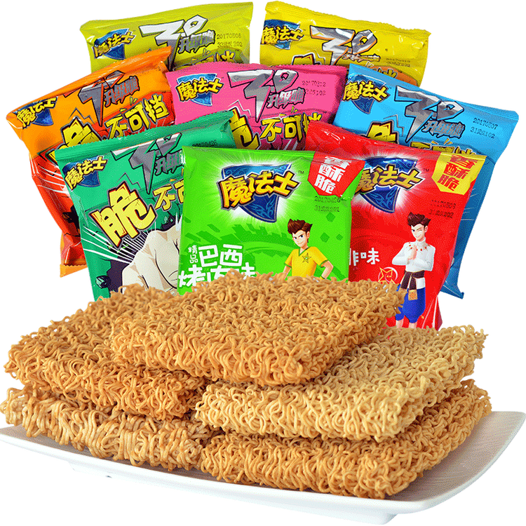 魔法士 华丰方便面干脆面脆不可挡捏碎面干吃方便面90后儿时零食小吃