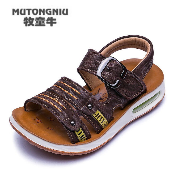 牧童牛 童鞋 2018夏季新款男童凉鞋中大童小男孩沙滩鞋韩版潮儿童鞋
