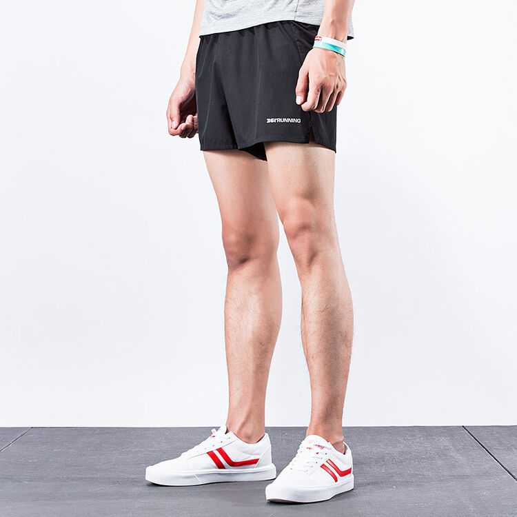 361度男装2018夏季新款运动短裤梭织运动裤n 基础黑 l