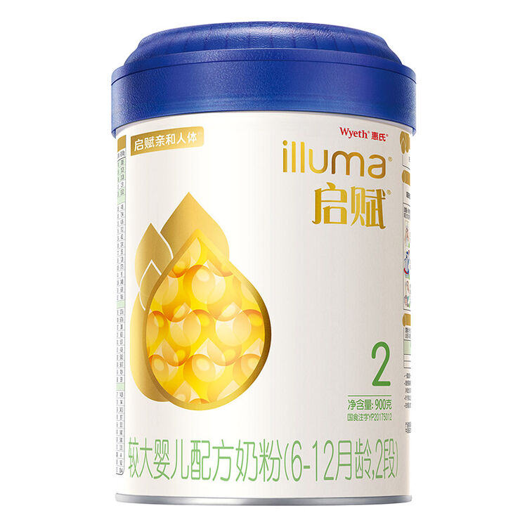 【中粮我买网】惠氏(wyeth)启赋 配方奶粉2段900g