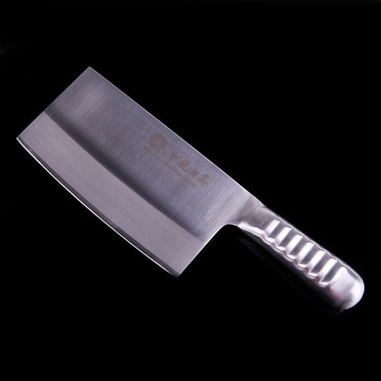 厨房刀具 菜刀 金属柄不锈钢家用片刀(方头)