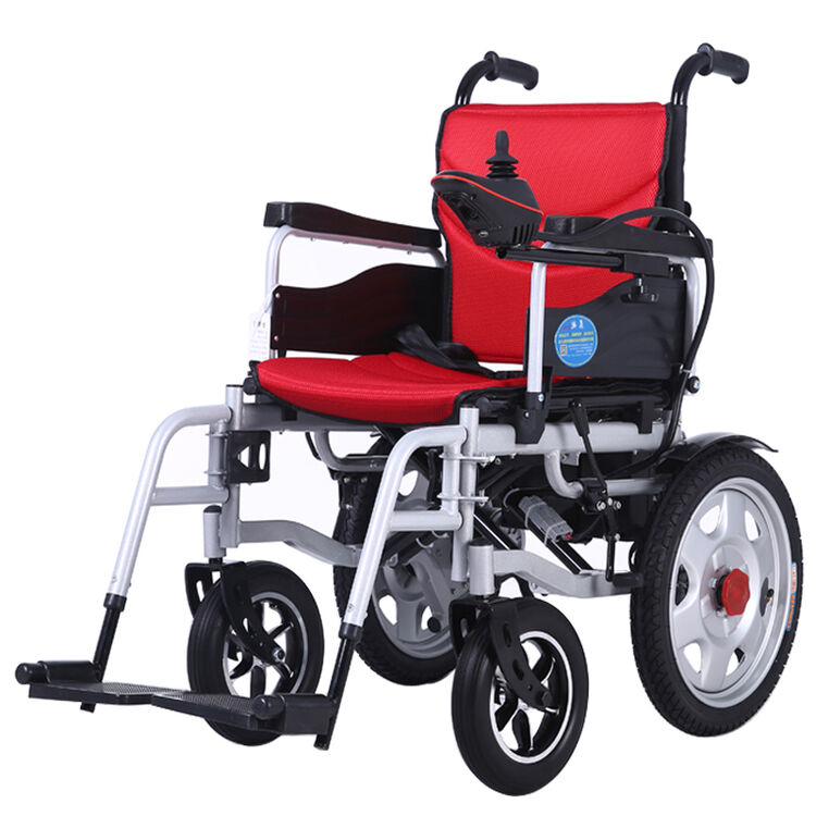 晨越 电动轮椅车老年人残疾人电动代步车四轮车折叠轻便可升级锂电池