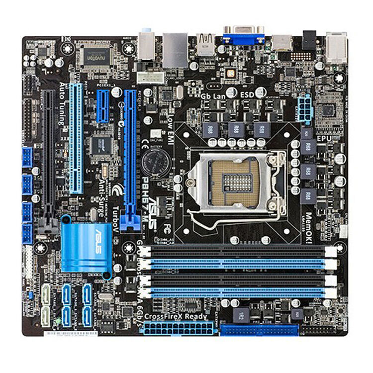 【二手9成新】asus/华硕 p8h67-m主板(lga1155) h67主板