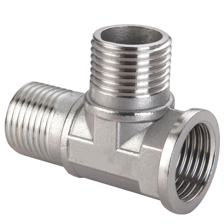 家奕凯(jyk) 4分6分1寸加厚不锈钢三通内内外接头内外外丝三通燃气管