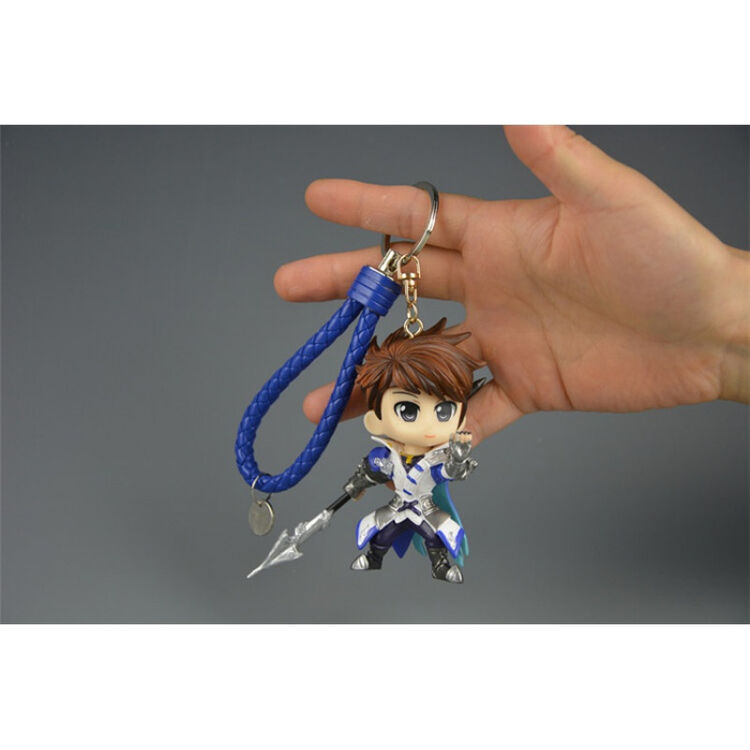 王者农药荣耀钥匙扣挂件武器玩具偶公仔q版周边联盟吊饰礼物 赵云
