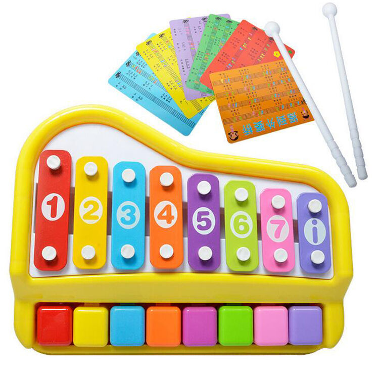 儿童手敲琴 益智早教启蒙音乐玩具宝宝欢乐敲打琴 1-3岁婴幼儿敲敲琴