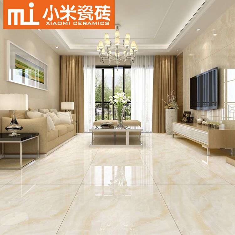 小米瓷砖 金刚石地砖客厅800x800现代简约全抛釉地板砖 j88118 金刚石