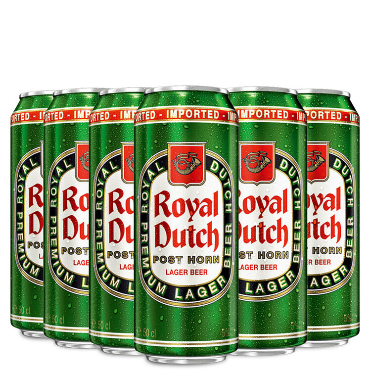 德国原听进口皇家金骑士5度淡爽啤酒500ml*6听