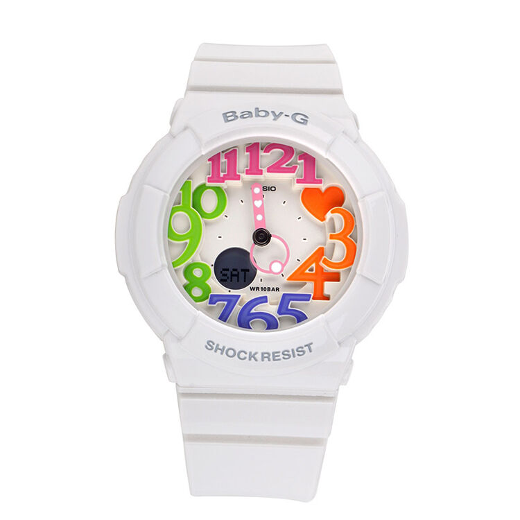 卡西欧(casio)手表 baby-g系列霓虹照明可爱时尚石英女表bga-131-7b3