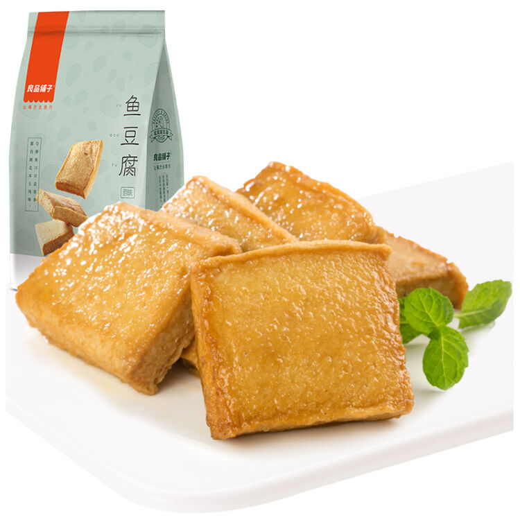 良品铺子 鱼豆腐170g*2袋 原味 烧烤味 香辣味 鱼干制品 休闲零零食品