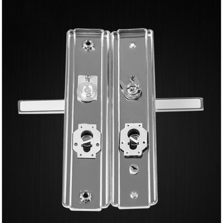 不锈钢大门锁欧式房门锁执手锁防盗门锁套装防盗门把手拉手通用型